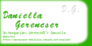 daniella gerencser business card